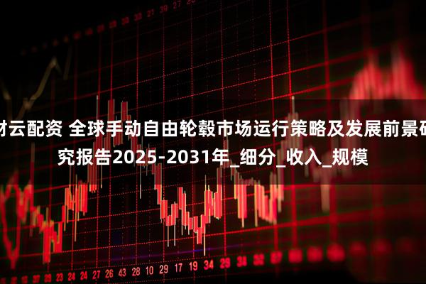 财云配资 全球手动自由轮毂市场运行策略及发展前景研究报告2025-2031年_细分_收入_规模